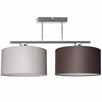 OEM L&aacute;mpara Colgante Moderna, Pantalla De Material Cromado, Led