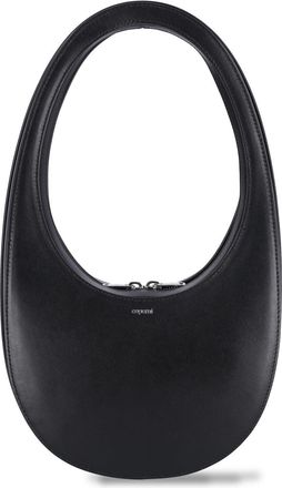 Coperni Swipe Shoulder Bag, In Black Leather