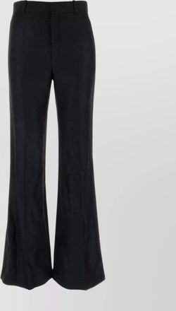 Chlo&eacute; silk blend flared trousers