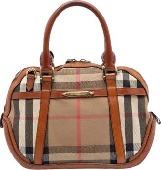 Burberry Pre-owned Handbags, female, Brown, Size: ONE SIZE Pre-owned The Bridle Orchard