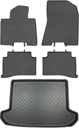 OEM Kia Sportage Iv Suv Desde Enero De 2016. Juego De Alfombrillas De Goma Para Coche Y Alfombrilla Para Maletero