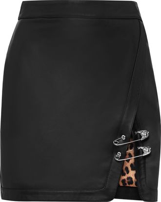 Philipp Plein Leren Rok