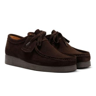 Tower London Apache Su&egrave;de Heren Donkerbruine Schoenen
