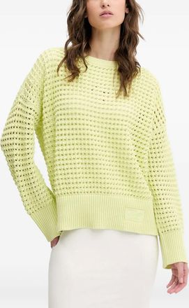 HUGO BOSS Maglione traforato - Verde