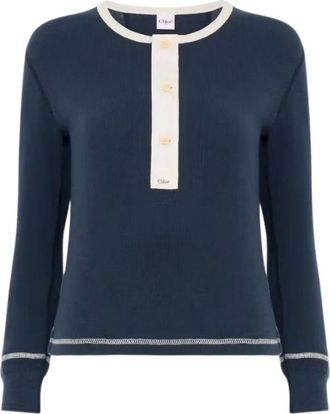 Chlo&eacute; Donna, Maglie, Blu, M, new