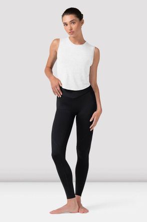 Bloch Ladies Nacy Twist Back Top, White