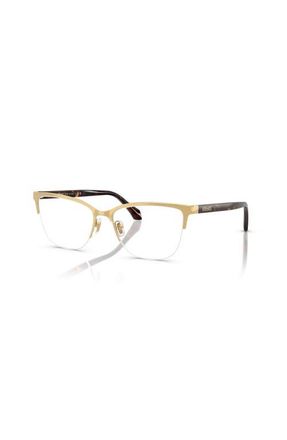 Versace 52mm Cat Eye optical glasses in Gold at Nordstrom