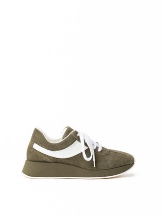 Paloma Barcel&oacute; Zoe Suede Khaki - Dress Shoes for Women - Combines design and comfort - Casual Fashion - Resistant and durable, green, 6 UK