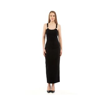 Moschino Maxi Jurk - Dames - Maxi kleedjes - Zwart - S - Kleedjes