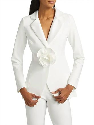 La Petite Robe Di Chiara Boni Ospit Blazer In White