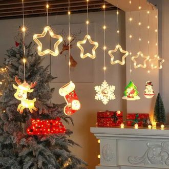 OEM Guirlande Lumineuse Led - 3 M X 0,7 M - 8 Modes - T&eacute;l&eacute;commande - Alimentation Usb - D&eacute;coration Fen&ecirc;tre No&euml;l