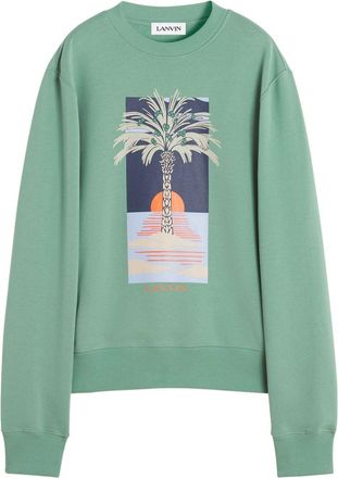 Lanvin printed sweatshirt - Green