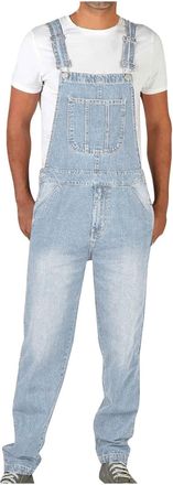 Generic Mens Jeans Denim Dungarees Dungaree Bib Jumpsuit Overalls Work, Mens Denim Bib and Brace with Pockets Mens Overalls Dungarees Men Jumpsuit Jean Jumpsu