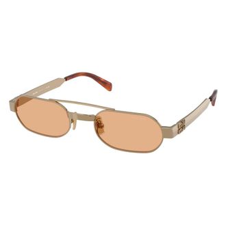 Miu Miu Sunglasses, female, Brown, Size: 52 MM MU B52S Sunglasses