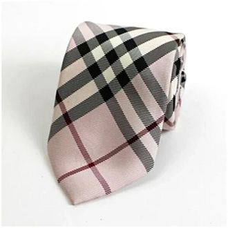Burberry Pre-owned Accessories, male, Pink, Size: ONE SIZE Pre-owned Cravat