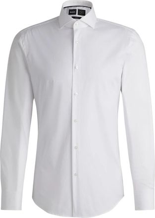 HUGO BOSS Formal Shirts - Heren - Zakelijke Overhemden - Wit - L - Overhemden