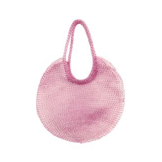 Brunna.Co The Sol Mesh Wire Tote Bag in Pink at Nordstrom, Size Medium
