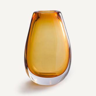 AM.PM Handgeblazen glazen vaas, H26,5 cm, Myra