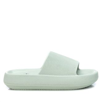 Xti Womens Rubber Flat Sandals In Aqua
