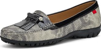 Marc Joseph New York Victory BLVD Golf Womens Dress Flat Shoes Lizard Embossed : 7.5 M, Leather