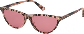 Web Eyewear Womens WE0264-5555S WE0264 55 5555S Sunglasses - Brown - One Size