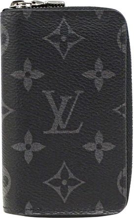 Louis Vuitton Black Monogram Eclipse Monogram Eclipse Long Wallet (Bi-Fold) (Pre-Owned)