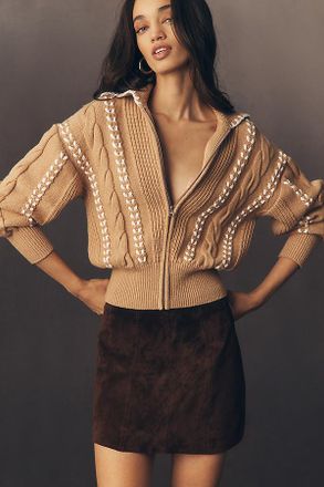 Rails Lune Zip-Front Cardigan Sweater