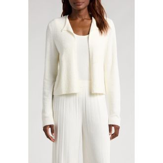 Barefoot Dreams CozyChic Lite Cardigan in Pearl at Nordstrom, Size Small