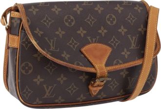 Louis Vuitton Sologne Monogram Canvas Brown Canvas Handbag (Pre-Owned)