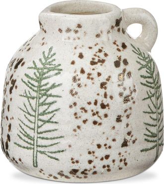 Tag Small Pine Tree Decorative Ceramic Vase for Christmas in White at Nordstrom