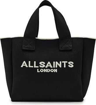 AllSaints Izzy Mini Tote Cross Body Handbags Black 1, Polyester