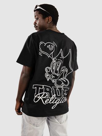 True Religion Puf Cat T-Shirt schwarz