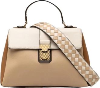 Bottega Veneta Pre-owned Piazza Satchel - Dames - Vintage Handtas - Veelkleurig - ONE Size - Leer - Vintage