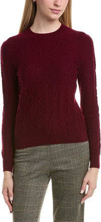 Bruno Magli Cable Crewneck Wool & Cashmere-Blend Sweater