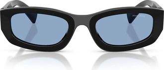 Miu Miu Sunglasses Mub04 S 16 K30 U Black/Blue Women