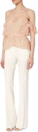 Designers Remix Collection Avelaine Lace Top In Pink