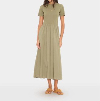 Xirena Fayth Dress In Dark Seagrass