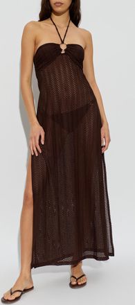 Melissa Odabash Harriet Dress, Womens, Brown