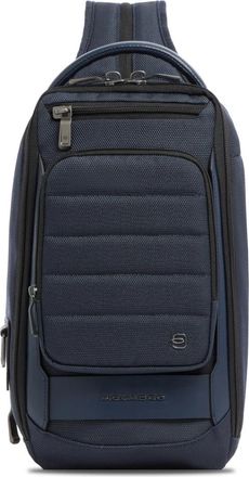 Piquadro Sling Bag voor 11 i Pad met RFID-bescherming - Heren - Schoudertassen - Blauw - ONE Size - Leer - Tassen