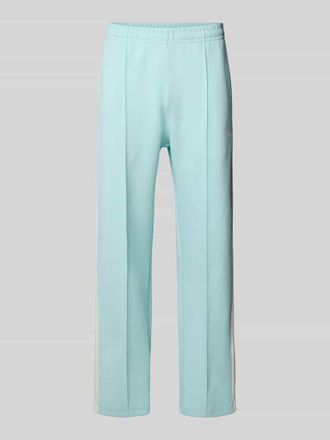 Karl Kani Flared Sweatpants mit elastischem Bund in Ocean, Gr&ouml;&szlig;e XL