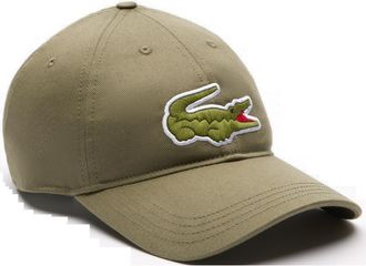 Lacoste RK9871 Unisex One Size Cap in Vert Kaki