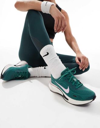 Nike Journey Run sneakers in green and pink