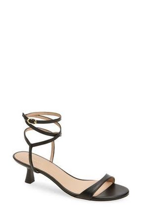 Stuart Weitzman Nudist Wrap Sandal in Black at Nordstrom Rack, Size 7.5