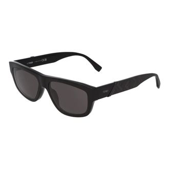 Fendi Sunglasses, unisex, Black, 56 MM, Modern Irregular Sunglasses