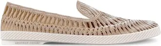Rivieras Shoes Braided Raffia Slip-On Loafer in Natural Braided Raffia at Nordstrom, Size 41