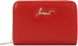 Kazar Rode ritssluiting portemonnee - Dames - Portefeuilles - Rood - ONE Size - Leer - Accessoires
