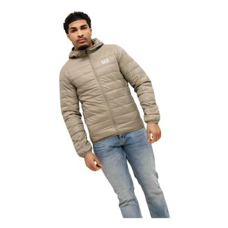 Emporio Armani Winter Jackets, male, Beige, Size: XL Tussenjas 8Npb24
