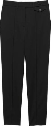 Prada Pantaloni dritti in lana - Nero