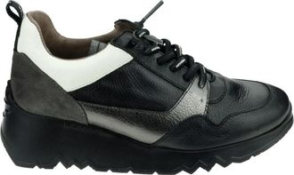 Wonders Sneakers - Dames - Sneakers - Zwart - 36 EU - Leer - Schoenen