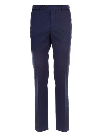Brunello Cucinelli Mid-rise slim fit chinos in blue